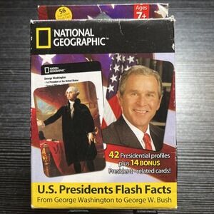 2002 US PRESIDENTSFlash Cards National Geographic